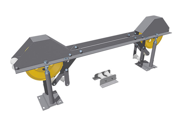 How does the durability of the tensioner guide device in harsh environments resist the erosion of external factors?